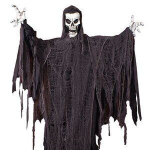 GIANT👻Spirit Halloween hanging fiend/reaper spooky prop NEW! discounted ship